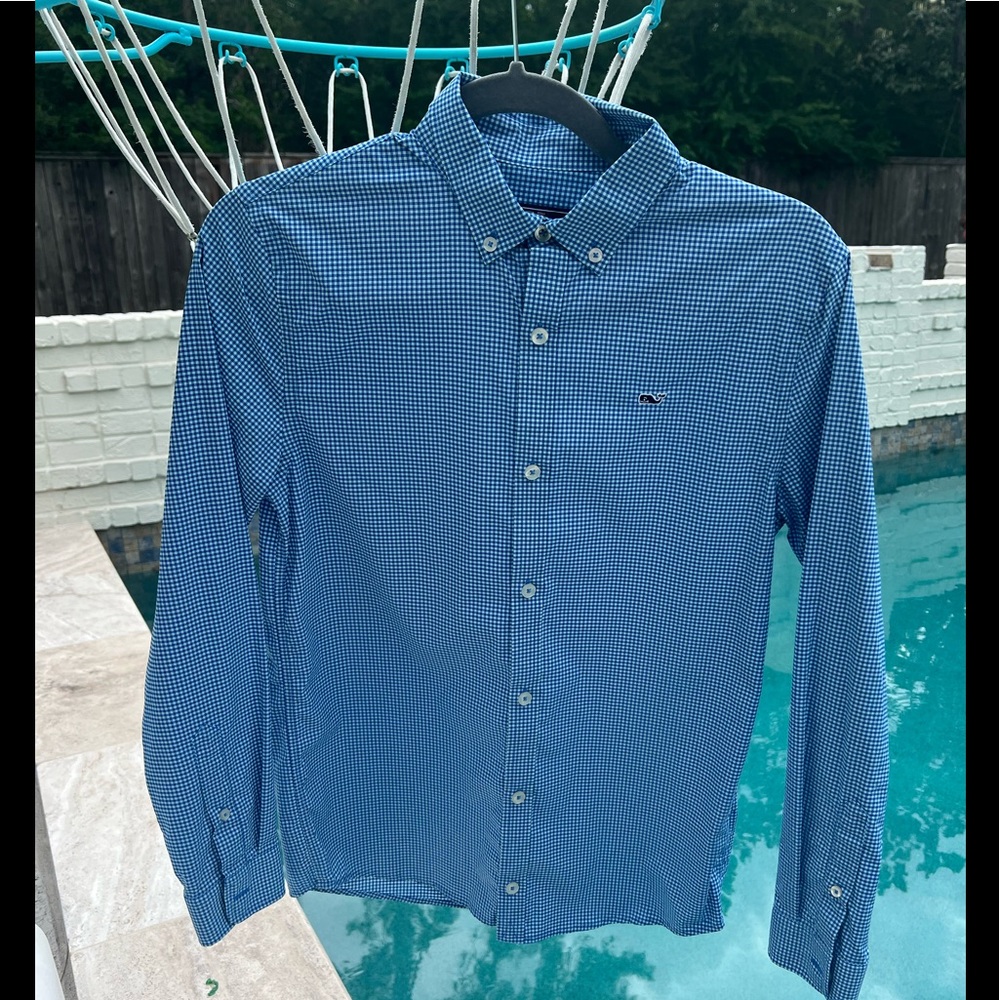 Boys Vineyard Vines Performance Button-Down Shirt